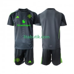 Manchester United Målvakt Barn Borta Fotbollströja 2025-2026 Kortärmad Manchester United Målvakt Barn Borta Fotbollströja 2025-2026 Kortärmad