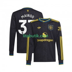 Manchester United Kobbie Mainoo 37 Män Tredje Fotbollströja 2025-2026 Långärmad Manchester United Kobbie Mainoo 37 Män Tredje Fotbollströja 2025-2026 Långärmad