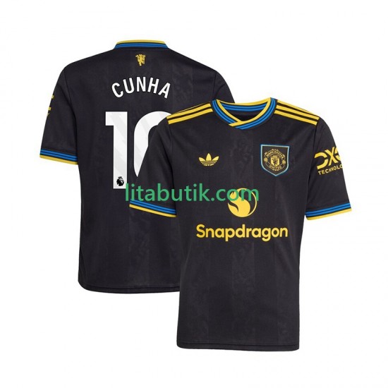 Manchester United Matheus Cunha 10 Män Tredje Fotbollströja 2025-2026 Kortärmad