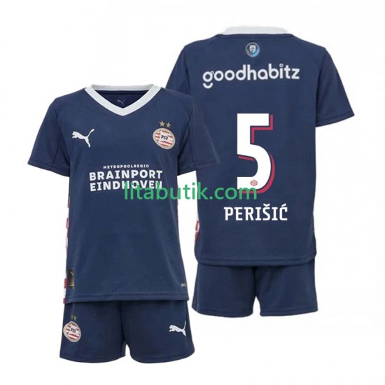PSV Eindhoven Ivan Perisic 5 Barn Borta Fotbollströja 2025-2026 Kortärmad