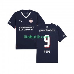 PSV Eindhoven Ricardo Pepi 9 Män Borta Fotbollströja 2025-2026 Kortärmad