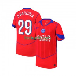Paris Saint-Germain Bradley Barcola 29 Män Tredje Fotbollströja 2025-2026 Kortärmad Paris Saint-Germain Bradley Barcola 29 Män Tredje Fotbollströja 2025-2026 Kortärmad