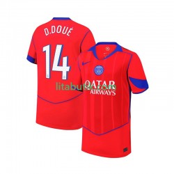 Paris Saint-Germain Desire Doue 14 Män Tredje Fotbollströja 2025-2026 Kortärmad Paris Saint-Germain Desire Doue 14 Män Tredje Fotbollströja 2025-2026 Kortärmad