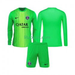 Paris Saint-Germain Målvakt Barn Borta Fotbollströja 2025-2026 Långärmad Paris Saint-Germain Målvakt Barn Borta Fotbollströja 2025-2026 Långärmad