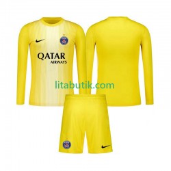 Paris Saint-Germain Målvakt Barn Tredje Fotbollströja 2025-2026 Långärmad Paris Saint-Germain Målvakt Barn Tredje Fotbollströja 2025-2026 Långärmad