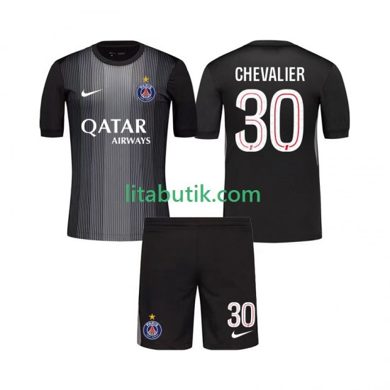 Paris Saint-Germain Lucas Chevalier 30 Målvakt Barn Hemma Fotbollströja 2025-2026 Kortärmad