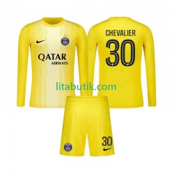 Paris Saint-Germain Lucas Chevalier 30 Målvakt Barn Tredje Fotbollströja 2025-2026 Långärmad Paris Saint-Germain Lucas Chevalier 30 Målvakt Barn Tredje Fotbollströja 2025-2026 Långärmad
