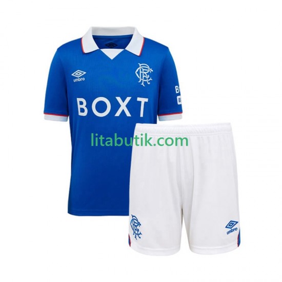 Rangers Barn Hemma Fotbollströja 2025-2026 Kortärmad