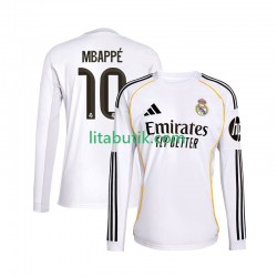 Real Madrid Mbappé Kylian 10 Män Hemma Fotbollströja 2025-2026 Långärmad Real Madrid Mbappé Kylian 10 Män Hemma Fotbollströja 2025-2026 Långärmad