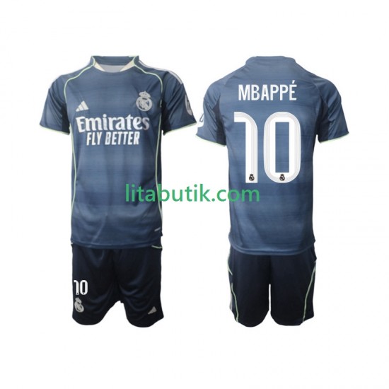 Real Madrid Mbappé Kylian 10 Barn Borta Fotbollströja 2025-2026 Kortärmad
