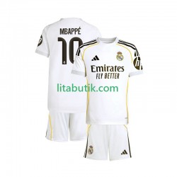 Real Madrid Mbappé Kylian 10 Barn Hemma Fotbollströja 2025-2026 Kortärmad Real Madrid Mbappé Kylian 10 Barn Hemma Fotbollströja 2025-2026 Kortärmad