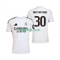 Real Madrid Mastantuono 30 Män Hemma Fotbollströja 2025-2026 Kortärmad Real Madrid Mastantuono 30 Män Hemma Fotbollströja 2025-2026 Kortärmad