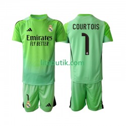 Real Madrid Thibaut Courtois 1 Barn Borta Fotbollströja 2025-2026 Kortärmad Real Madrid Thibaut Courtois 1 Barn Borta Fotbollströja 2025-2026 Kortärmad