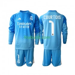 Real Madrid Thibaut Courtois 1 Barn Hemma Fotbollströja 2025-2026 Långärmad Real Madrid Thibaut Courtois 1 Barn Hemma Fotbollströja 2025-2026 Långärmad