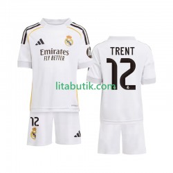 Real Madrid Trent Alexander-Arnold 12 Barn Hemma Fotbollströja 2025-2026 Kortärmad Real Madrid Trent Alexander-Arnold 12 Barn Hemma Fotbollströja 2025-2026 Kortärmad