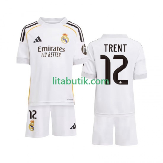 Real Madrid Trent Alexander-Arnold 12 Barn Hemma Fotbollströja 2025-2026 Kortärmad