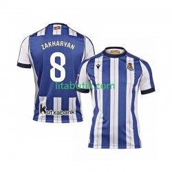 Real Sociedad Arsen Zakharyan 8 Män Hemma Fotbollströja 2025-2026 Kortärmad