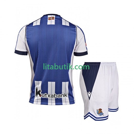 Real Sociedad Barn Hemma Fotbollströja 2025-2026 Kortärmad