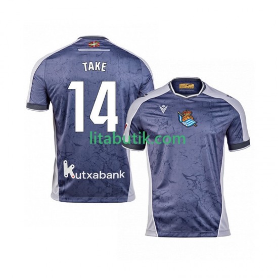 USA Real Sociedad Takef Kubo 14 Män Borta Fotbollströja 2025-2026 Kortärmad