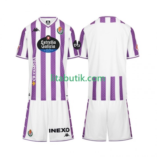 Real Valladolid Barn Hemma Fotbollströja 2025-2026 Kortärmad