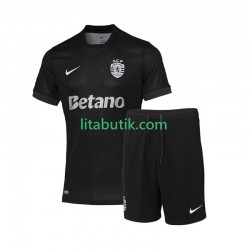 Sporting Lissabon Barn Borta Fotbollströja 2025-2026 Kortärmad Sporting Lissabon Barn Borta Fotbollströja 2025-2026 Kortärmad