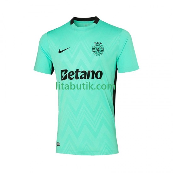 Sporting Lissabon Män Tredje Fotbollströja 2025-2026 Kortärmad