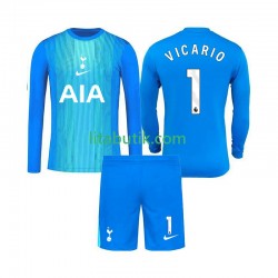 Tottenham Hotspur Guglielmo Vicario 1 Målvakt Barn Borta Fotbollströja 2025-2026 Långärmad Tottenham Hotspur Guglielmo Vicario 1 Målvakt Barn Borta Fotbollströja 2025-2026 Långärmad