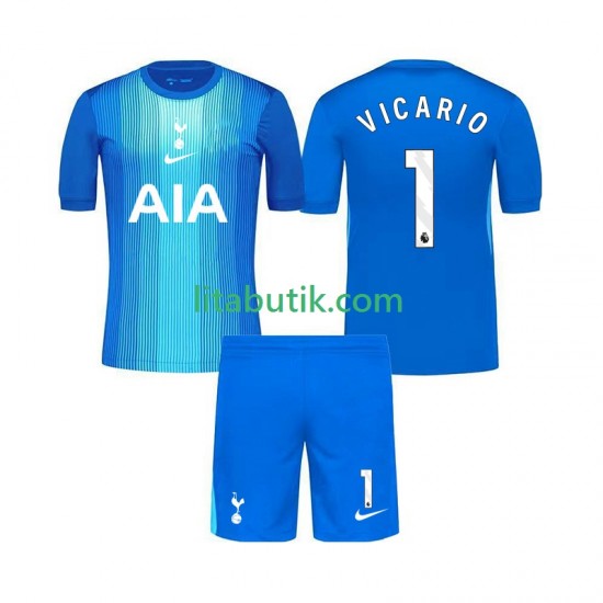 Tottenham Hotspur Guglielmo Vicario 1 Målvakt Barn Borta Fotbollströja 2025-2026 Kortärmad