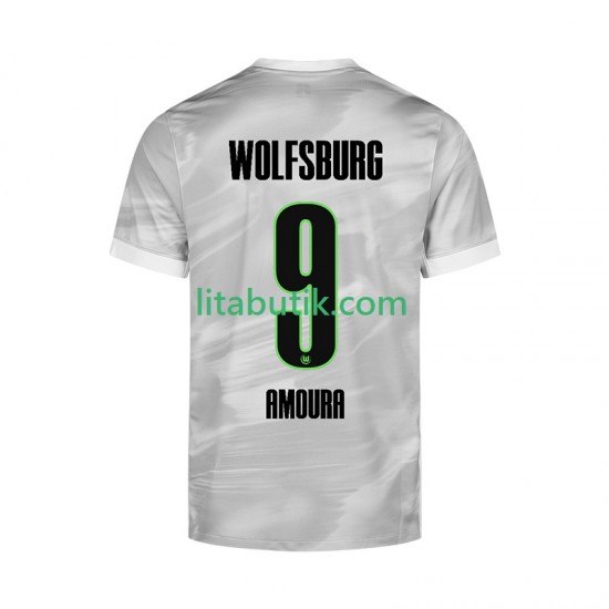 VfL Wolfsburg Mohamed Amoura 9 Män Borta Fotbollströja 2025-2026 Kortärmad
