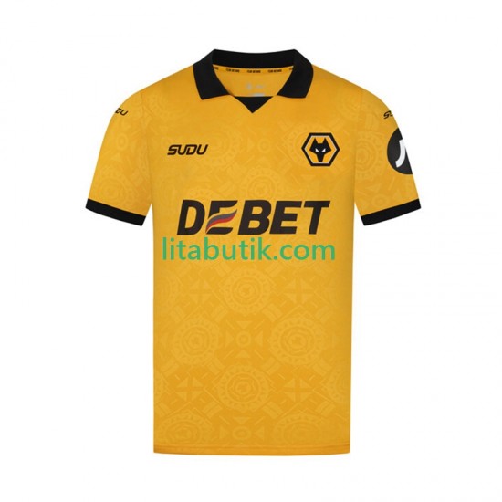 Wolverhampton Wanderers Män Hemma Fotbollströja 2025-2026 Kortärmad