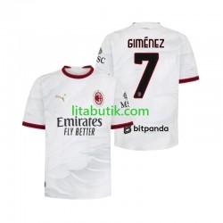AC Milan Gimenez 7 Män Borta Fotbollströja 2026-2027 Kortärmad AC Milan Gimenez 7 Män Borta Fotbollströja 2026-2027 Kortärmad