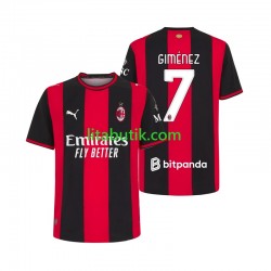 AC Milan Gimenez 7 Män Hemma Fotbollströja 2026-2027 Kortärmad AC Milan Gimenez 7 Män Hemma Fotbollströja 2026-2027 Kortärmad