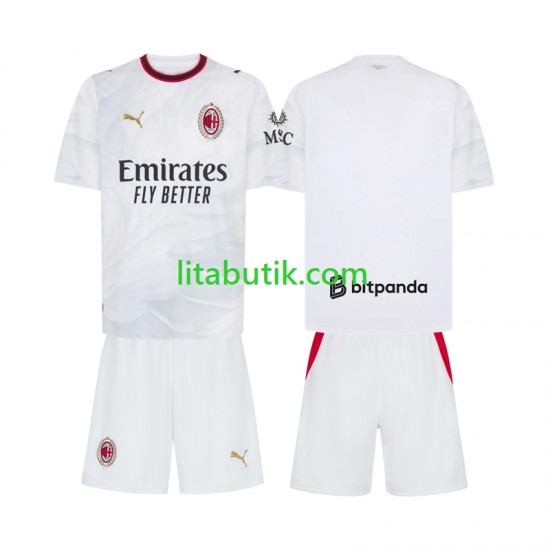 AC Milan Barn Borta Fotbollströja 2026-2027 Kortärmad