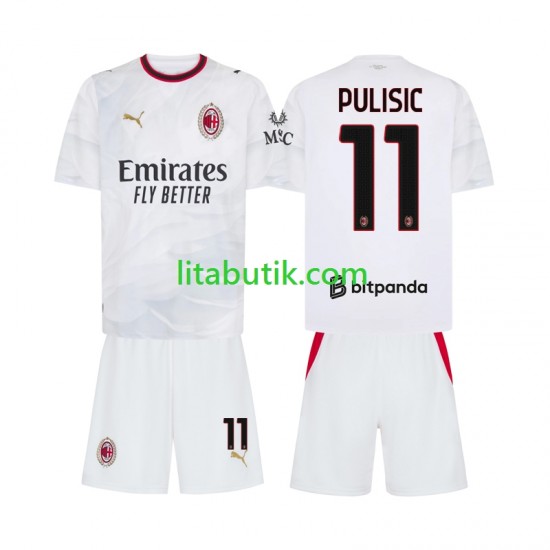 AC Milan Pulisic 11 Barn Borta Fotbollströja 2026-2027 Kortärmad