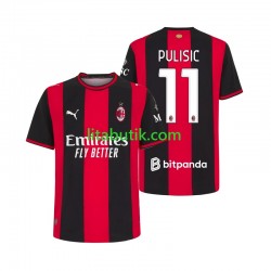 AC Milan Pulisic 11 Män Hemma Fotbollströja 2026-2027 Kortärmad AC Milan Pulisic 11 Män Hemma Fotbollströja 2026-2027 Kortärmad