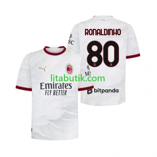 AC Milan Ronaldinho 80 Män Borta Fotbollströja 2026-2027 Kortärmad