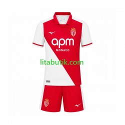 AS Monaco Barn Hemma Fotbollströja 2026-2027 Kortärmad