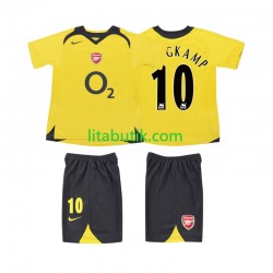 Arsenal BERGKAMP 10 2005 Retro Barn Borta Fotbollströja 2006 Kortärmad Arsenal BERGKAMP 10 2005 Retro Barn Borta Fotbollströja 2006 Kortärmad