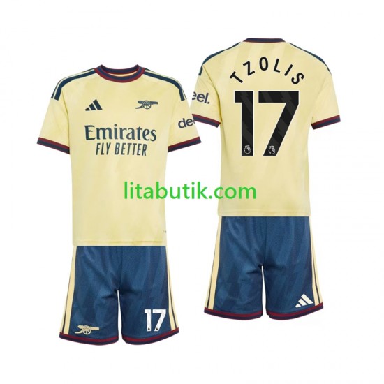 Arsenal Christos Tzolis 17 Barn Tredje Fotbollströja 2026-2027 Kortärmad