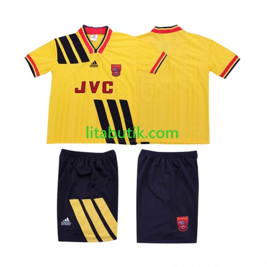Arsenal 1993 1994 Retro Barn Borta Fotbollströja Kortärmad