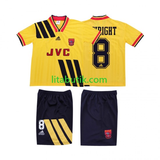 Arsenal WRIGHT 8 1993 1994 Retro Barn Borta Fotbollströja Kortärmad