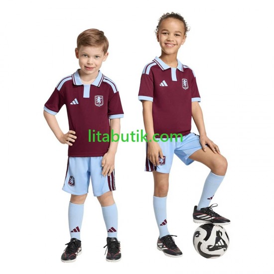 Aston Villa Barn Hemma Fotbollströja 2026-2027 Kortärmad