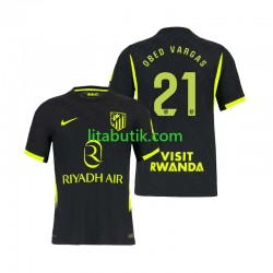 Atlético Madrid Obed Vargas 21 Män Borta Fotbollströja 2026-2027 Kortärmad Atlético Madrid Obed Vargas 21 Män Borta Fotbollströja 2026-2027 Kortärmad
