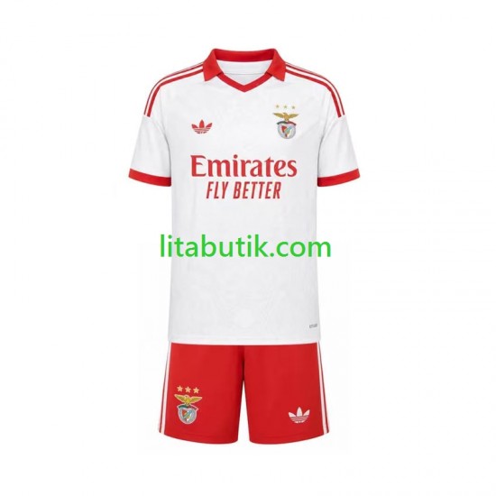 Benfica Barn Borta Fotbollströja 2026-2027 Kortärmad