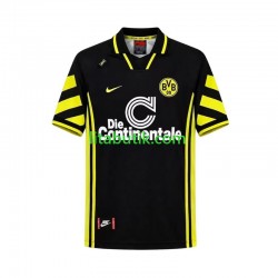 Borussia Dortmund 1996 Retro Män Borta Fotbollströja Kortärmad Borussia Dortmund 1996 Retro Män Borta Fotbollströja Kortärmad