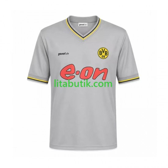 Borussia Dortmund Retro Män Borta Fotbollströja 2002 Kortärmad