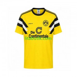 Borussia Dortmund 1989 Retro Män Hemma Fotbollströja Kortärmad Borussia Dortmund 1989 Retro Män Hemma Fotbollströja Kortärmad