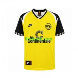 Borussia Dortmund 1995 Retro Män Hemma Fotbollströja Kortärmad Borussia Dortmund 1995 Retro Män Hemma Fotbollströja Kortärmad