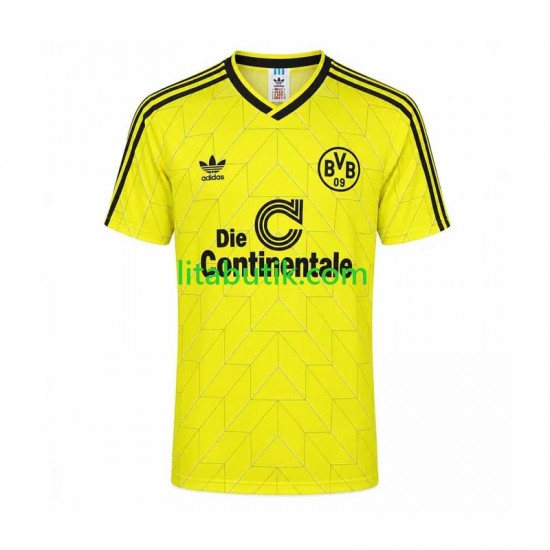 Borussia Dortmund Retro Män Hemma Fotbollströja 1998 Kortärmad