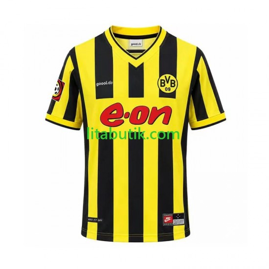 Borussia Dortmund 2000 Retro Män Hemma Fotbollströja Kortärmad